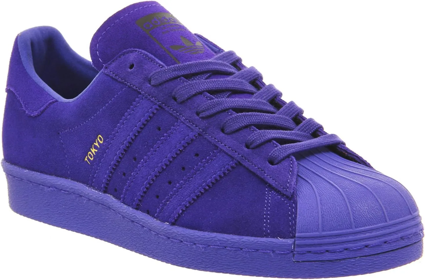 Кроссовки Adidas Originals Superstar 80S Metal, ягодный — фото 2