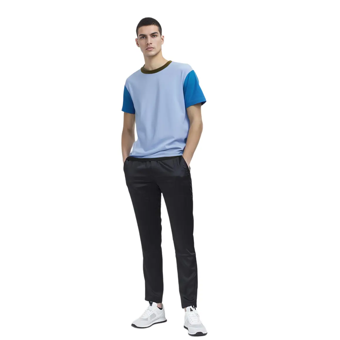 Футболка Marni Marni Co-Branding Unisex Teal Uniqlo, голубой — фото 4