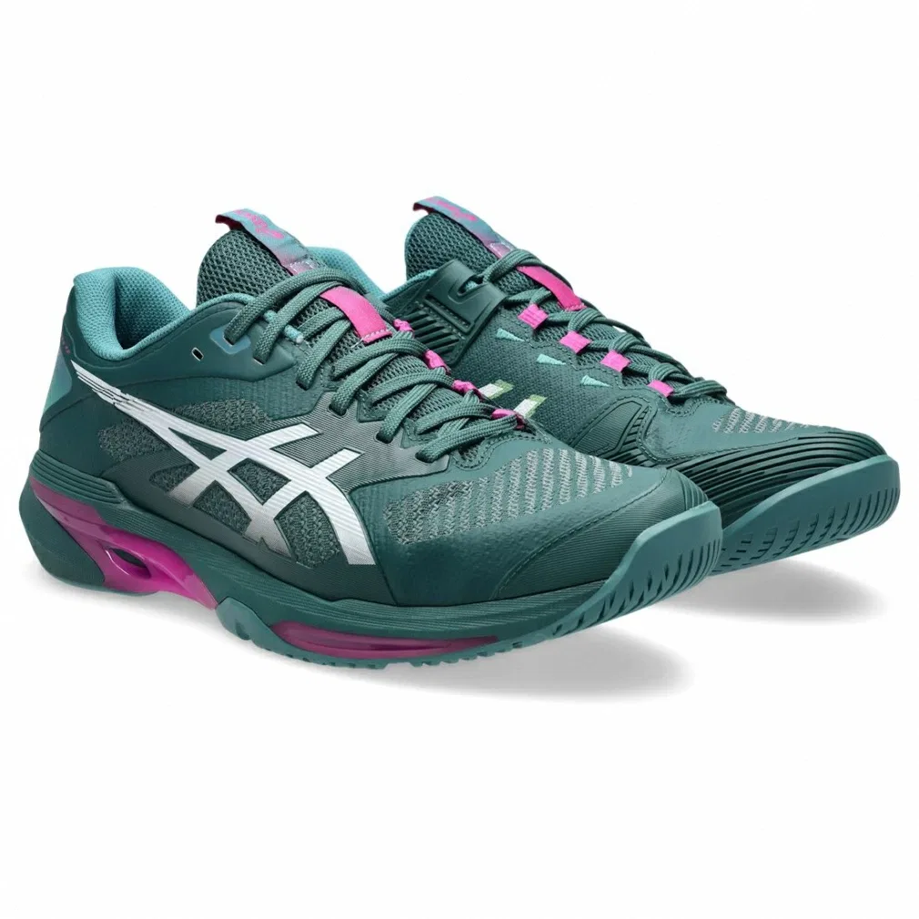 Мужские теннисные кроссовки «SOLUTION SPEED FF 4» от ASICS, Green X White — фото 3