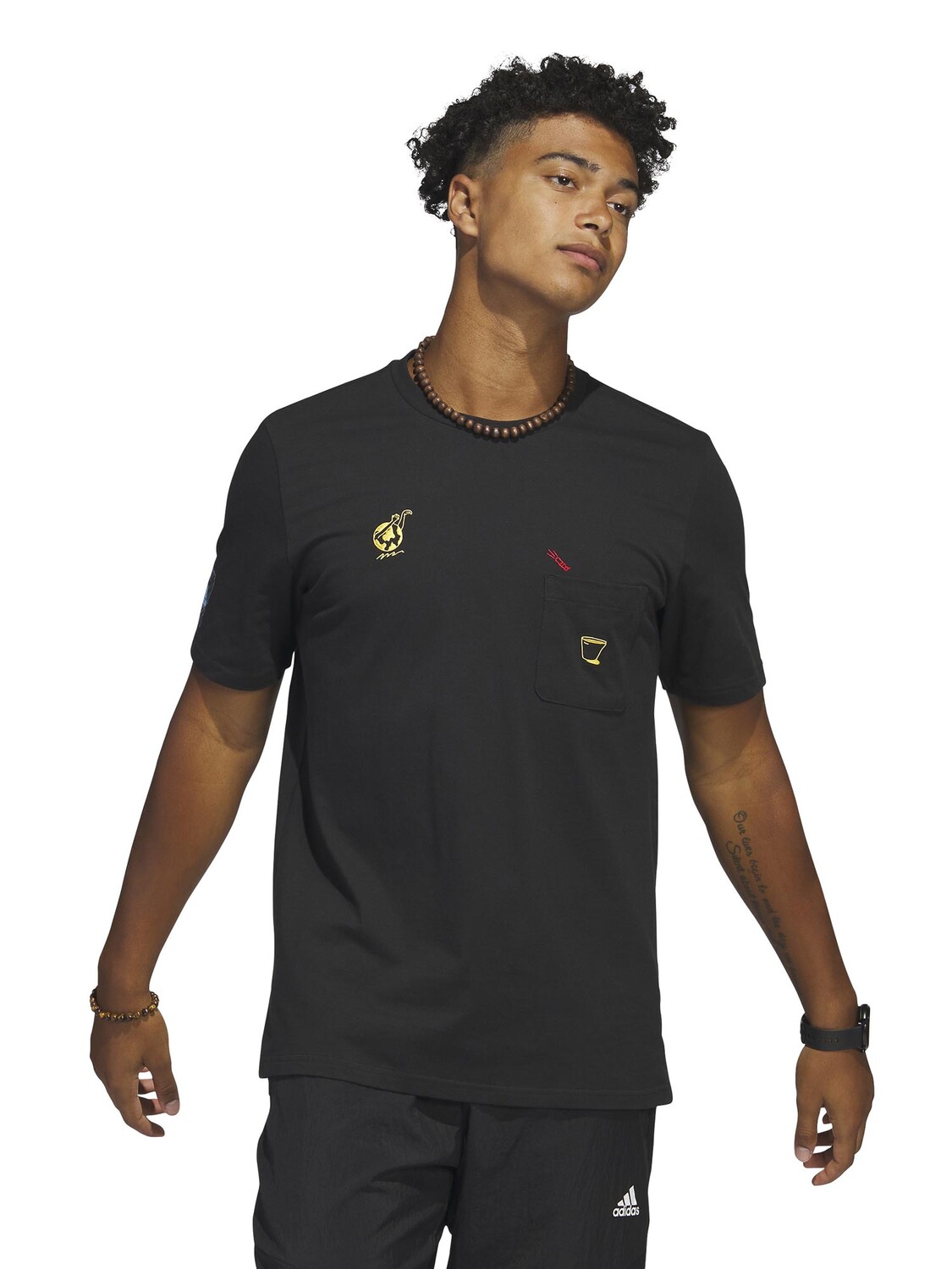 

Футболка Adidas Sportswear Change Through Sports Graphic Pocket, черный