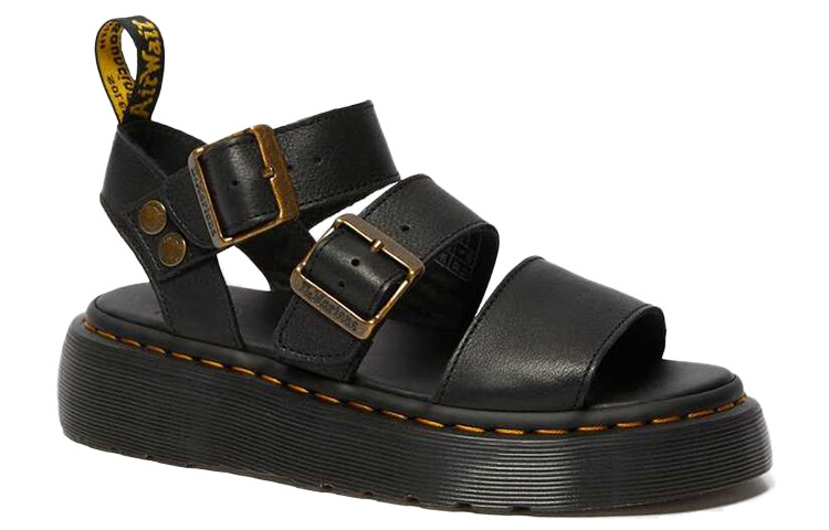 Сандалии Dr. Martens с открытым носком и пряжкой Dr.Martens, черный (размер RU 41) — фото 3