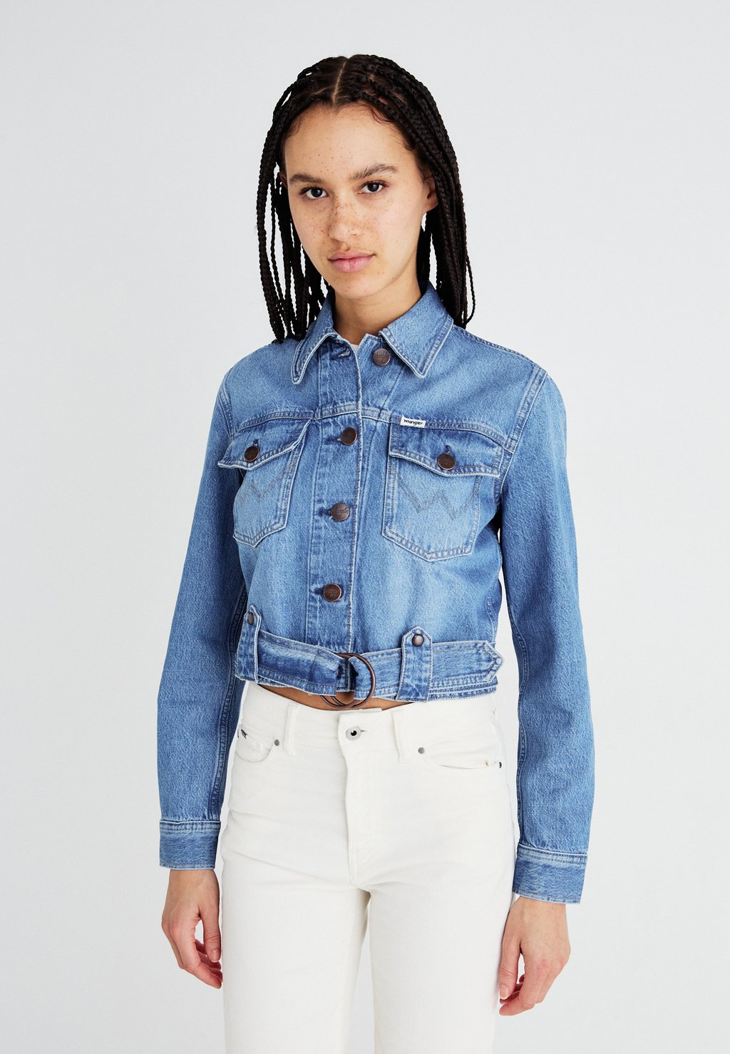 

Джинсовая куртка MOTO JACKET Wrangler, деним