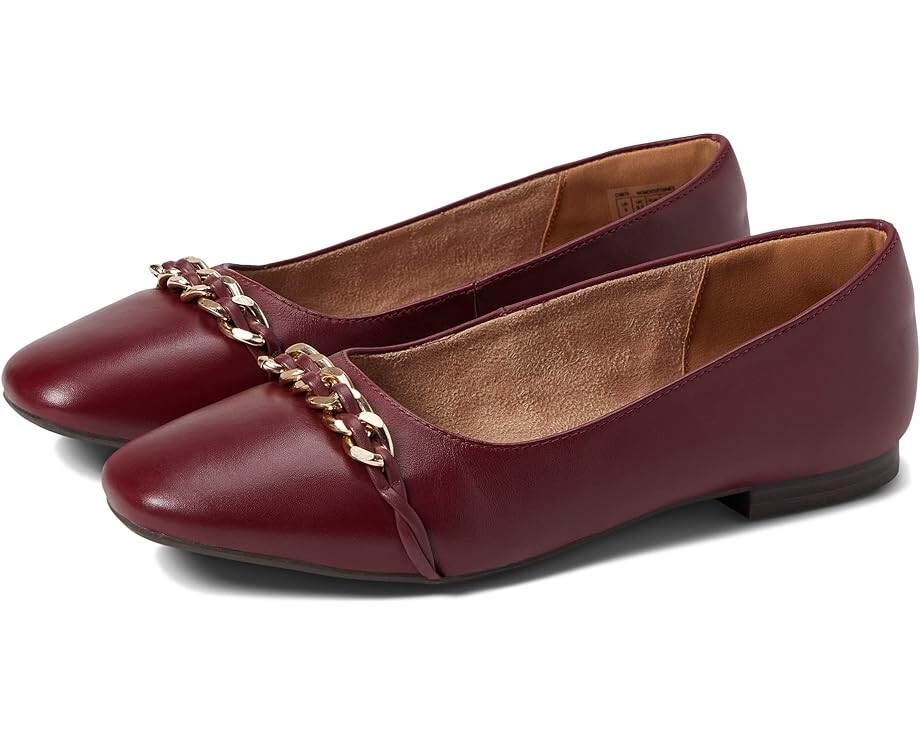 Балетки Rockport Zoie Chain Ballet, цвет Tawny Port Leather