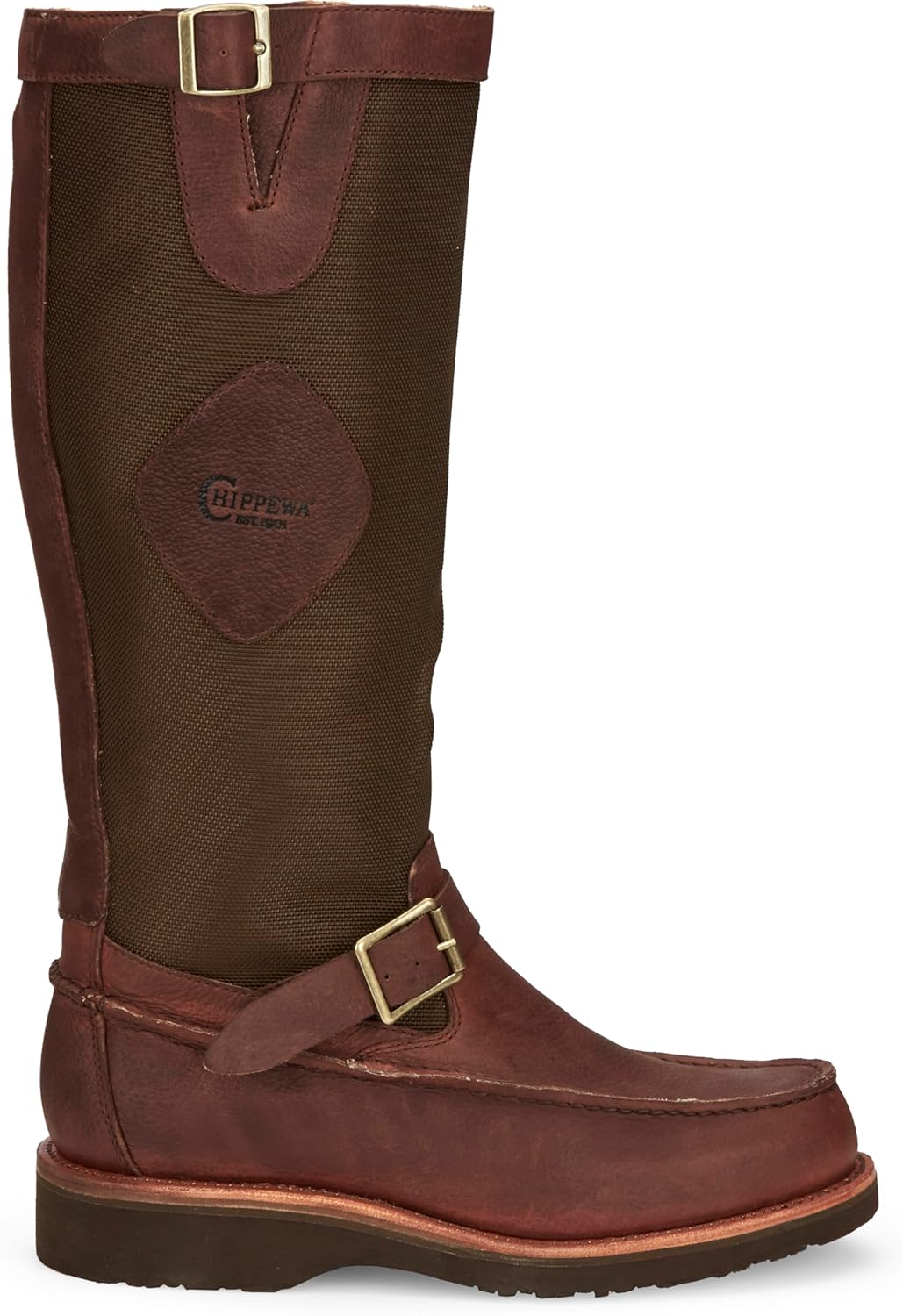 Ботинки Chippewa Cutter 43 см из кожаной змеи - Верх из кожи полного зерна и противоскользящая подошва для рабочих мужских ботинок - Конструкция с носком-мокасином - Кожа полного зерна - Стальная семя для устойчивости, Goaky — фото 3