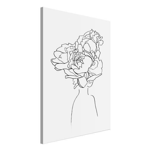 

Фреска Artgeist Above the Flowers, черно-белый