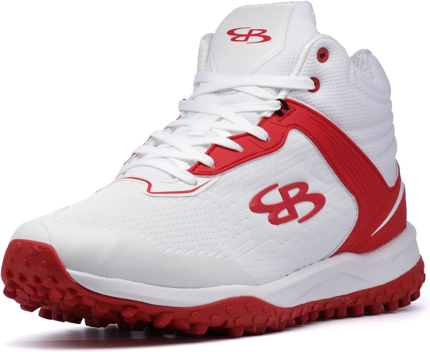

Мужские кроссовки Boombah Viper Pro Turf Mid - Несколько вариантов цвета - Разные размеры, белый/красный