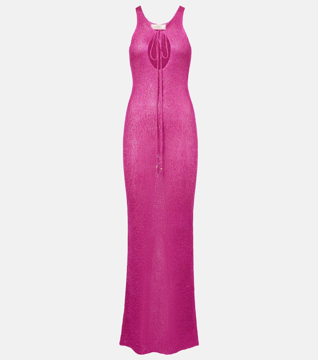 

Жюль вязаное макси-платье с пайетками Bananhot, Fuchsia Sequin Knit