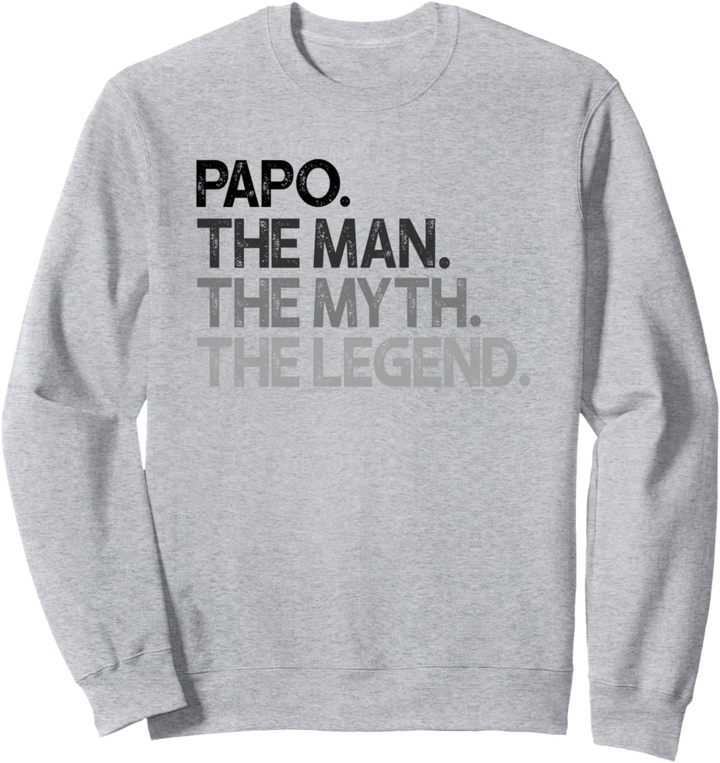 

Толстовка Papo The Man The Myth Legend Gift Papo Gifts, серый