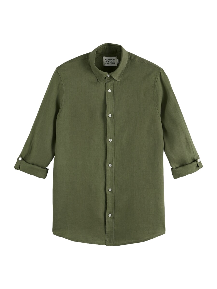 

Рубашка на пуговицах классического кроя SCOTCH & SODA, зеленый