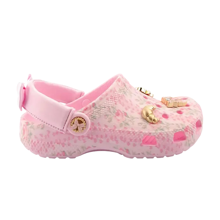 Детские классические сабо LoveShackFancy x Crocs, цвет «Розовое молоко»
