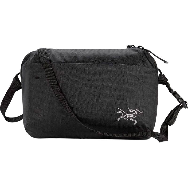 

Arcteryx Нейлоновая наплечная сумка через плечо унисекс черная, Black