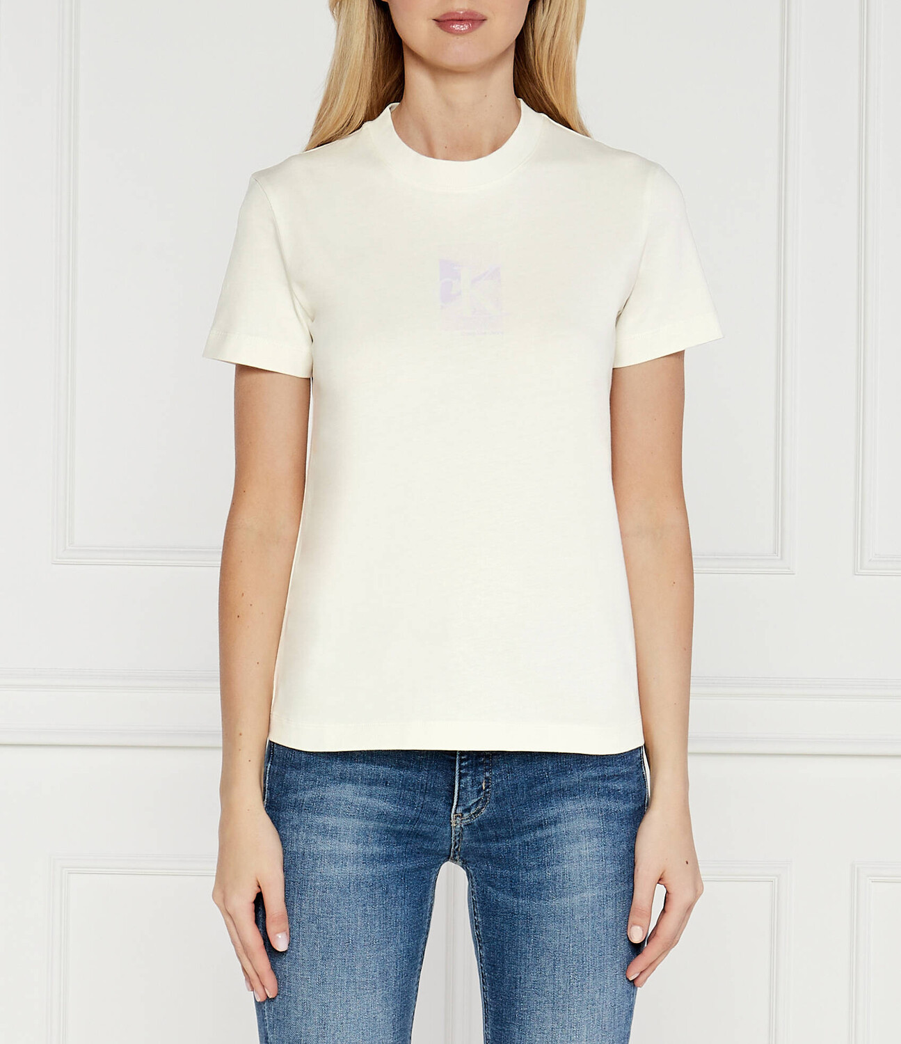 

Футболка CALVIN KLEIN JEANS Regular Fit, белый