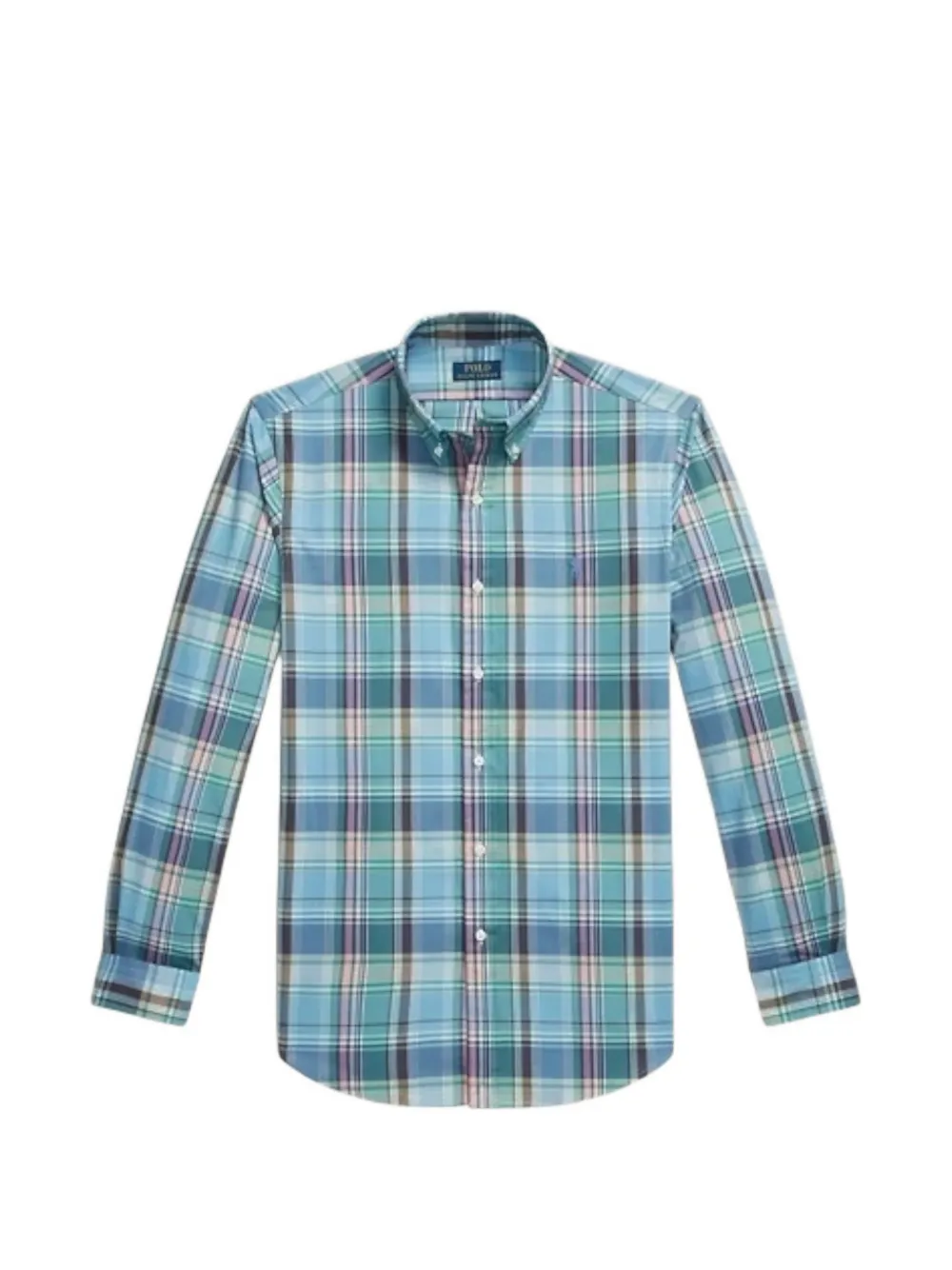 

Клетчатая рубашка на пуговицах Polo Ralph Lauren, синий