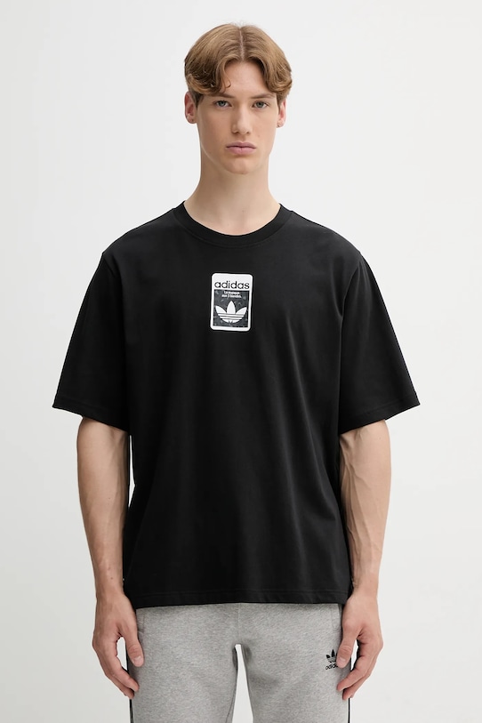 

Футболка хлопковая Graphic Os Ss T Adidas Originals, черный