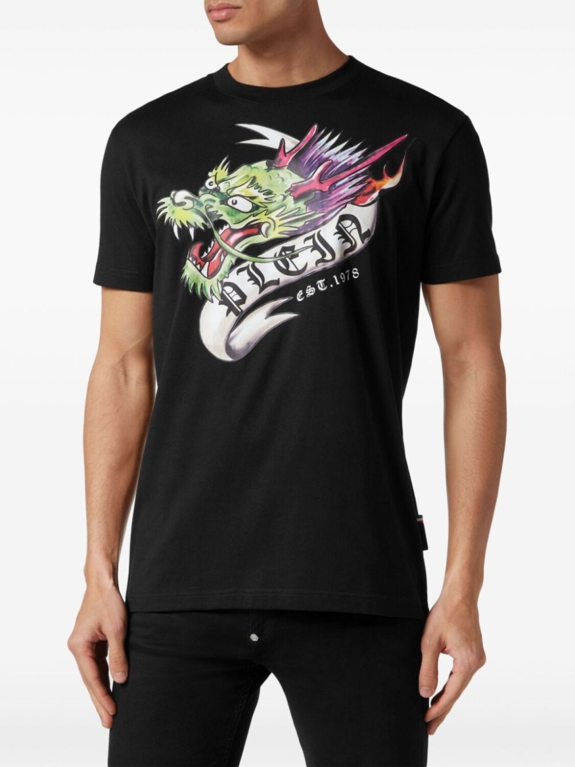 

Philipp Plein футболка SS с круглым вырезом, черный