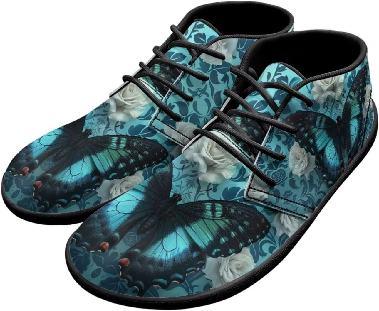 

Мужские кроссовки для ходьбы с широким носком, стильная нескользящая подошва с нулевым перепадом высоты, обувь для бега Xixirimido, голубой