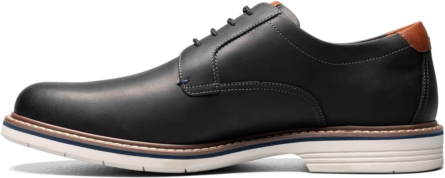 Мужские оксфорды Florsheim Norwalk с plain toe, черный — фото 2