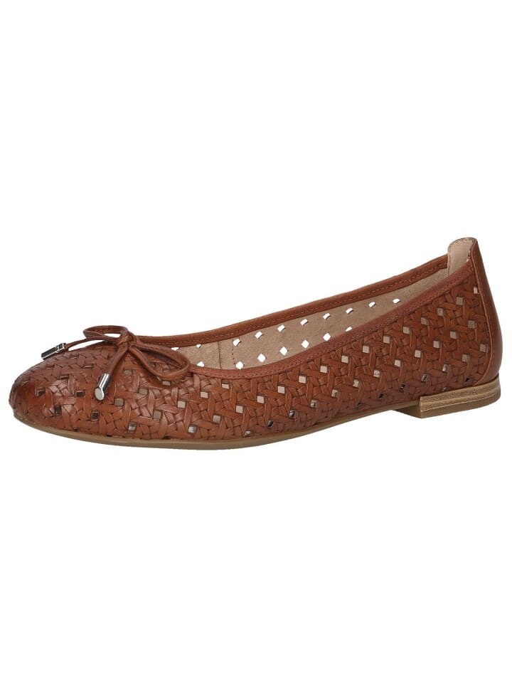 Балетки Caprice Ballerina, цвет COGNAC NAPPA