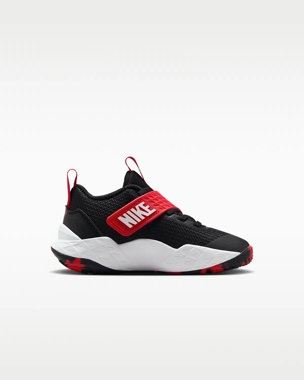 Детские кроссовки Nike Team Hustle D 12, Black/University Red/White — фото 3