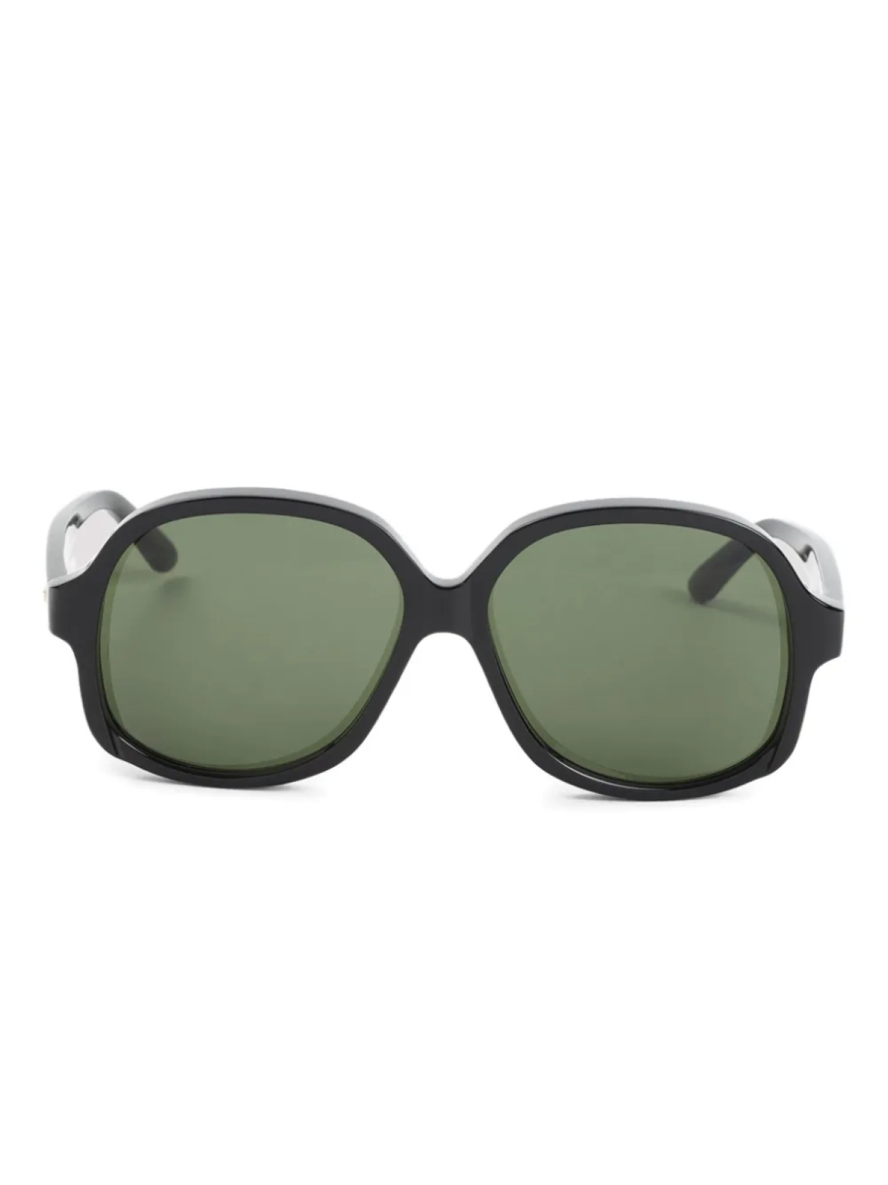 

VALENTINO GARAVANI EYEWEAR солнцезащитные очки в восьмиугольной оправе, черный