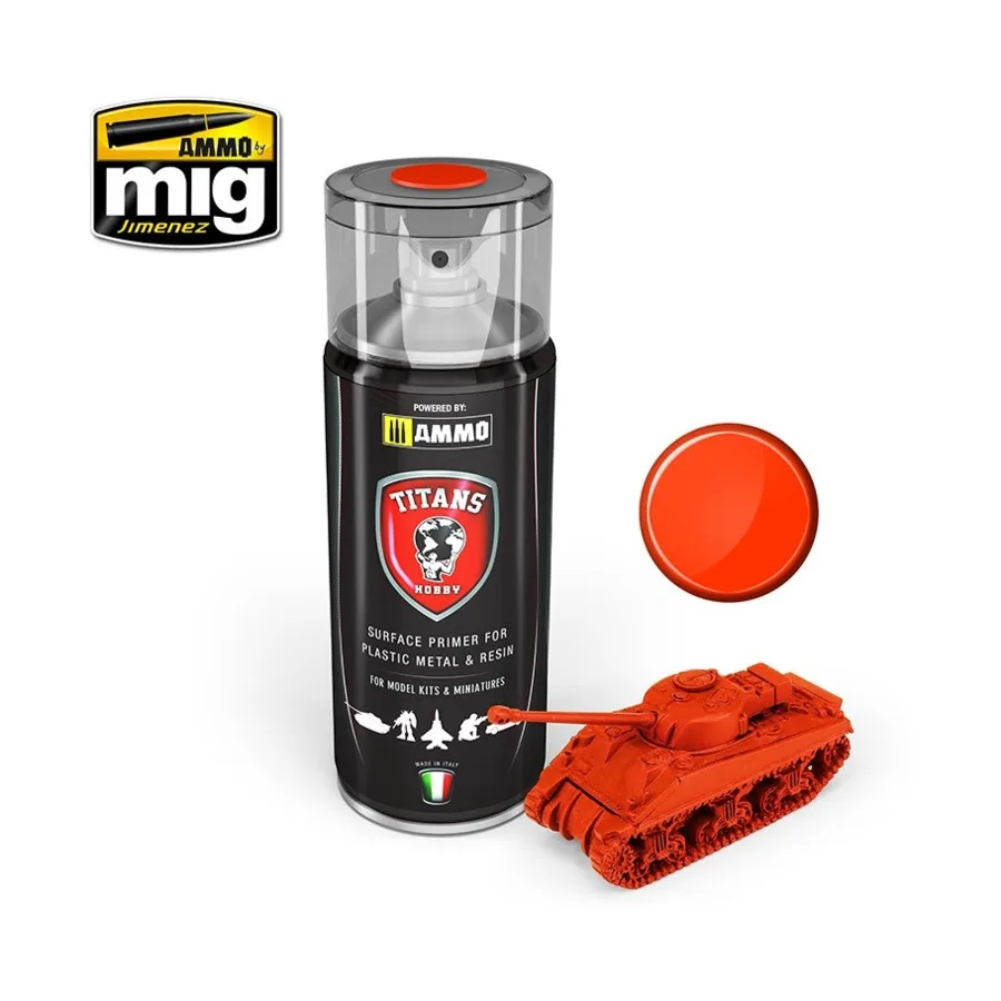 

Королевский красный матовый, Titans Hobby - Spray Primer