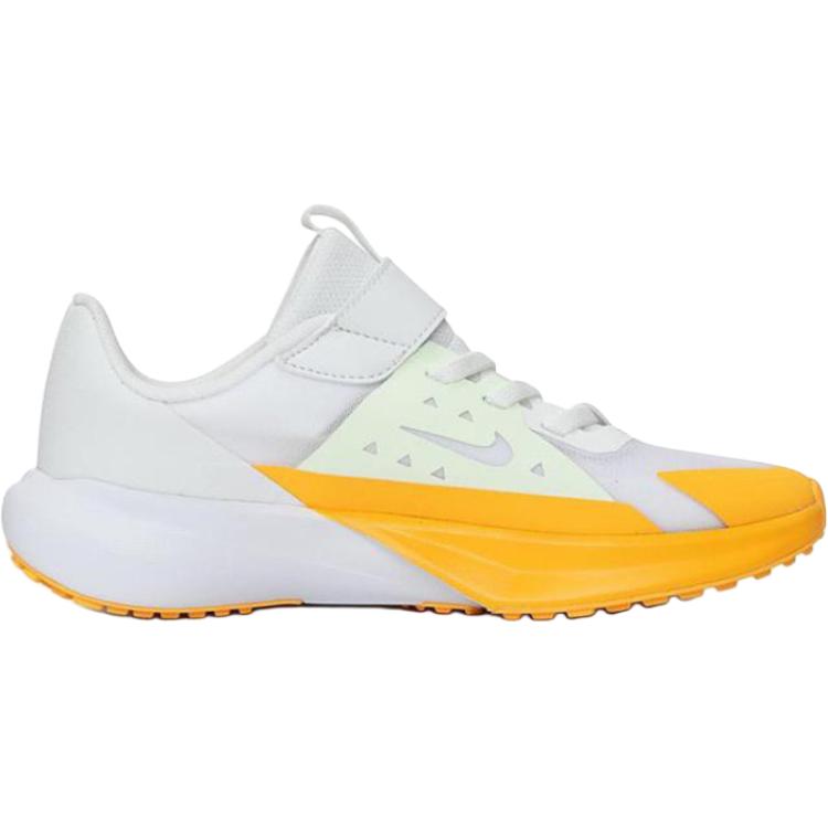 Nike Детские беговые кроссовки SONIC FLY Abrasion Resistant Low Top белый/желтый — фото 3