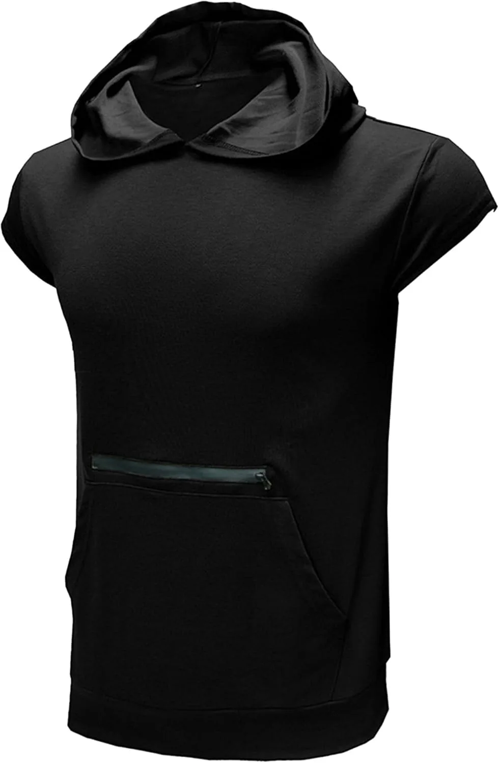 Мужская спортивная майка-худи Casual Slim Fit без рукавов