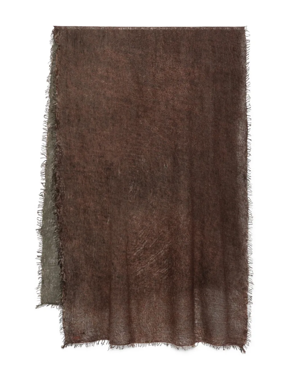 

Кашемировый шарф с бахромой FALIERO SARTI, зеленый