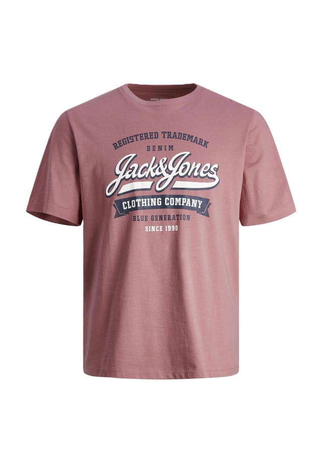 

Футболка с круглым вырезом Originals By Jack & Jones, розовый