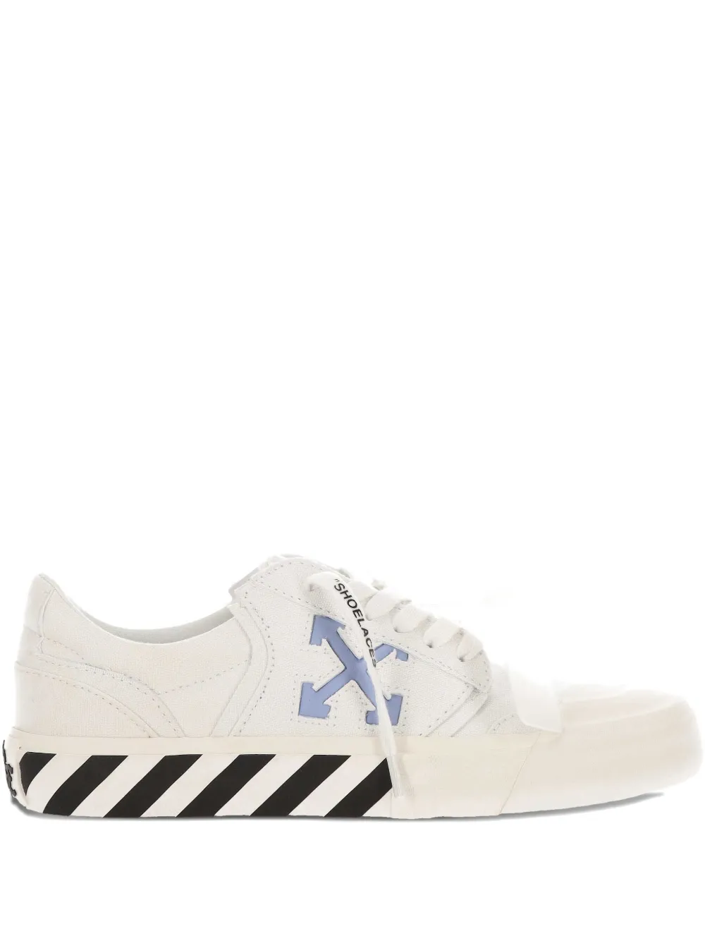 Кроссовки с фирменной стрелкой Off-White, белый