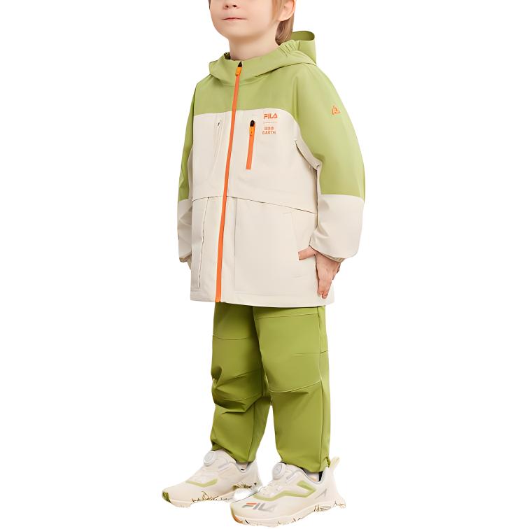 Детская куртка для дошкольников FILA KIDS, Mustard Powder — фото 3