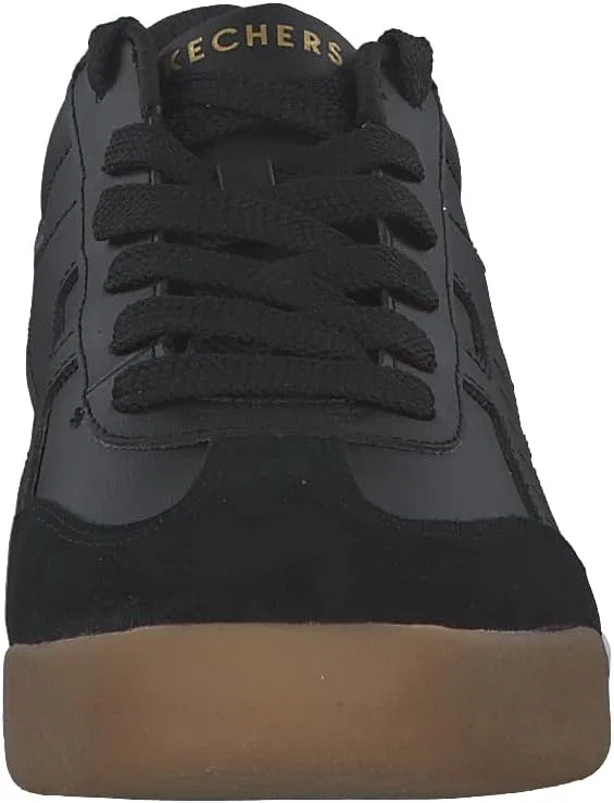 Кроссовки Skechers Herren Zinger 2.0 Manzanilla Totales, Black Duraleather Suede — фото 4