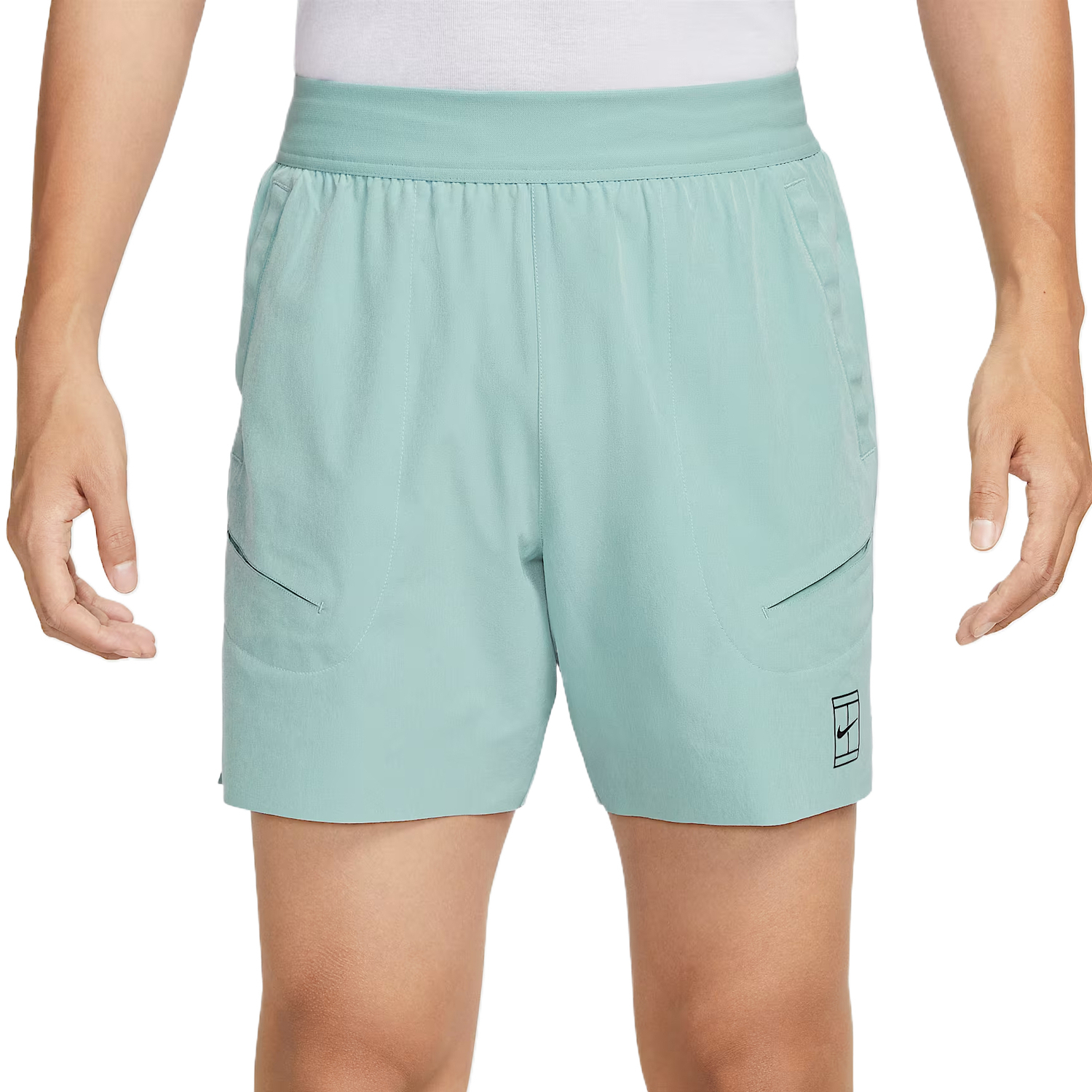 Спортивные шорты Court Advantage мужские Nike, серый — фото 2