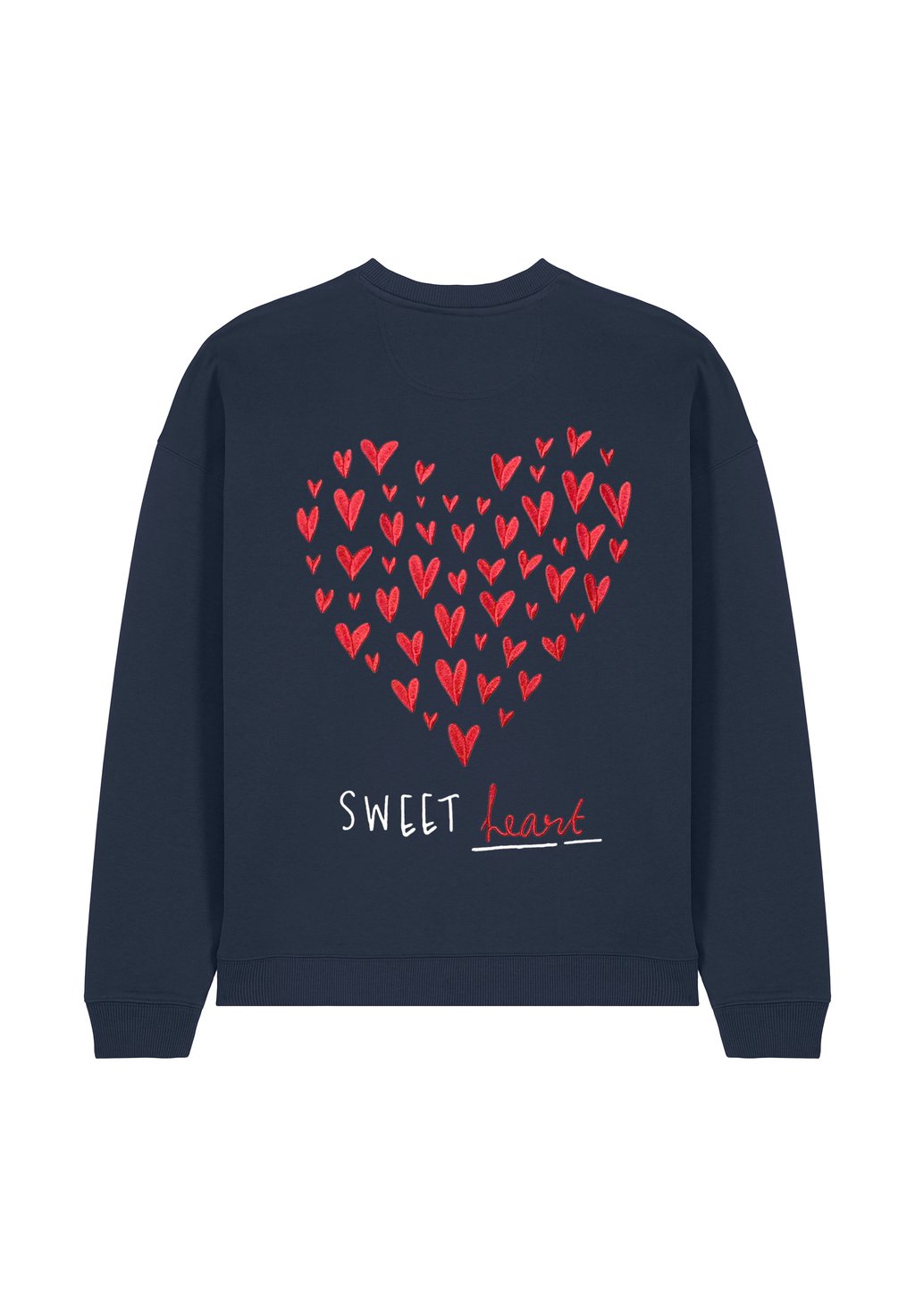 

Толстовка SWEETHEART BACK PRINT UNISEX HEAVYWEIGHT Mira Paris, темно-синий