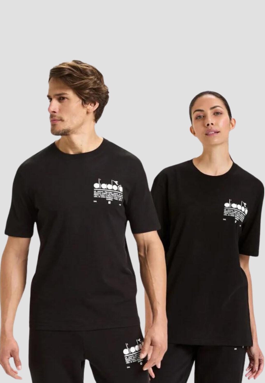 

Футболка с принтом Ss Manifesto Diadora, цвет blackwhite
