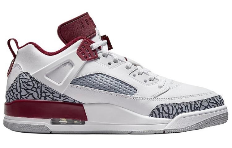 Jordan Spizike винтажные баскетбольные кроссовки мужские, White/Red — фото 2