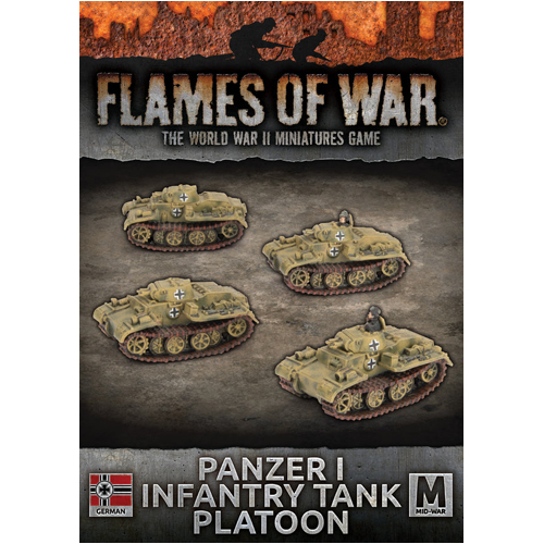 

Фигурки Panzer I Infantry Tank Platoon (X4)