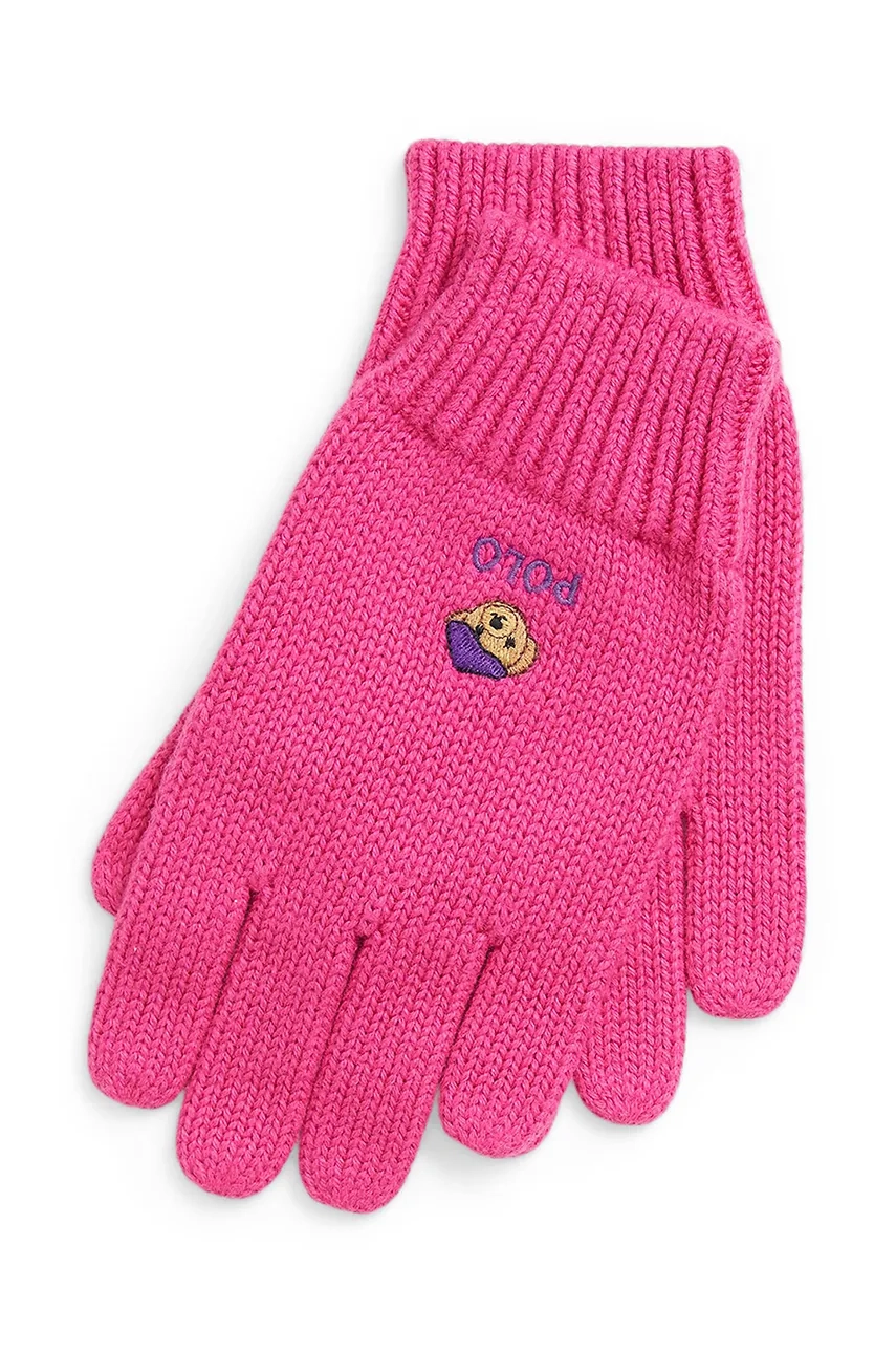 

Перчатки Polo Ralph Lauren, розовый