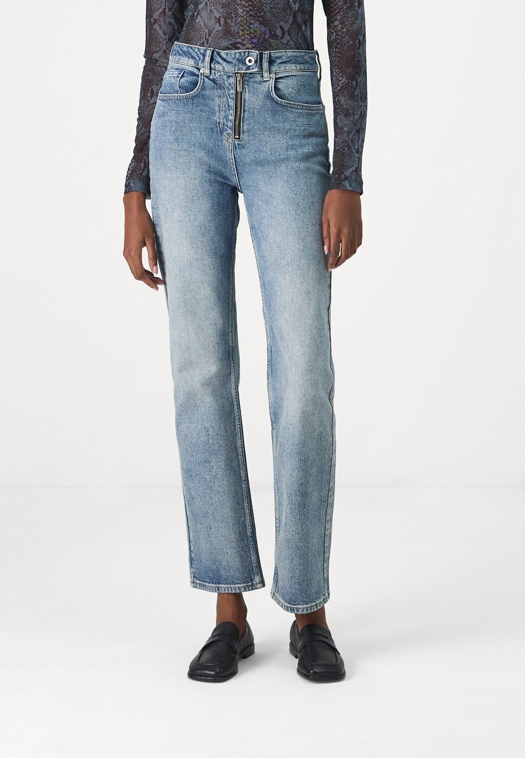 

Джинсы прямого кроя STRAIGHT Karl Lagerfeld Jeans, светло-голубой деним