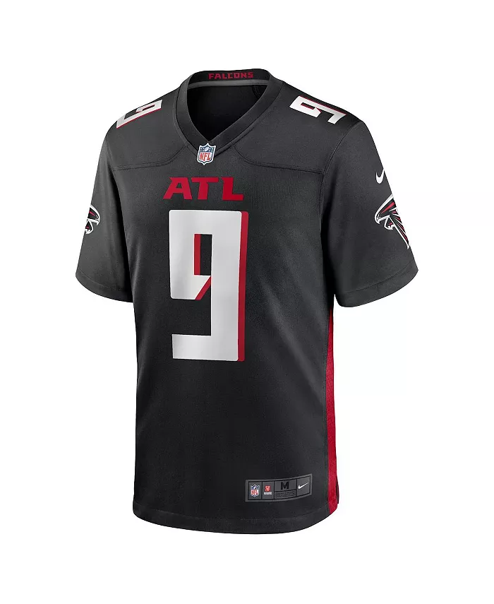 Мужская игровая футболка Michael Penix Jr. черная Atlanta Falcons, выбор в первом раунде драфта NFL 2024 Nike — фото 2
