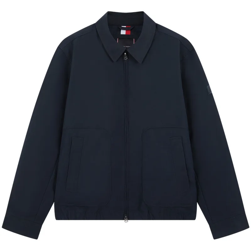 Куртка на молнии с карманами Tommy Hilfiger, темно-синий DW5