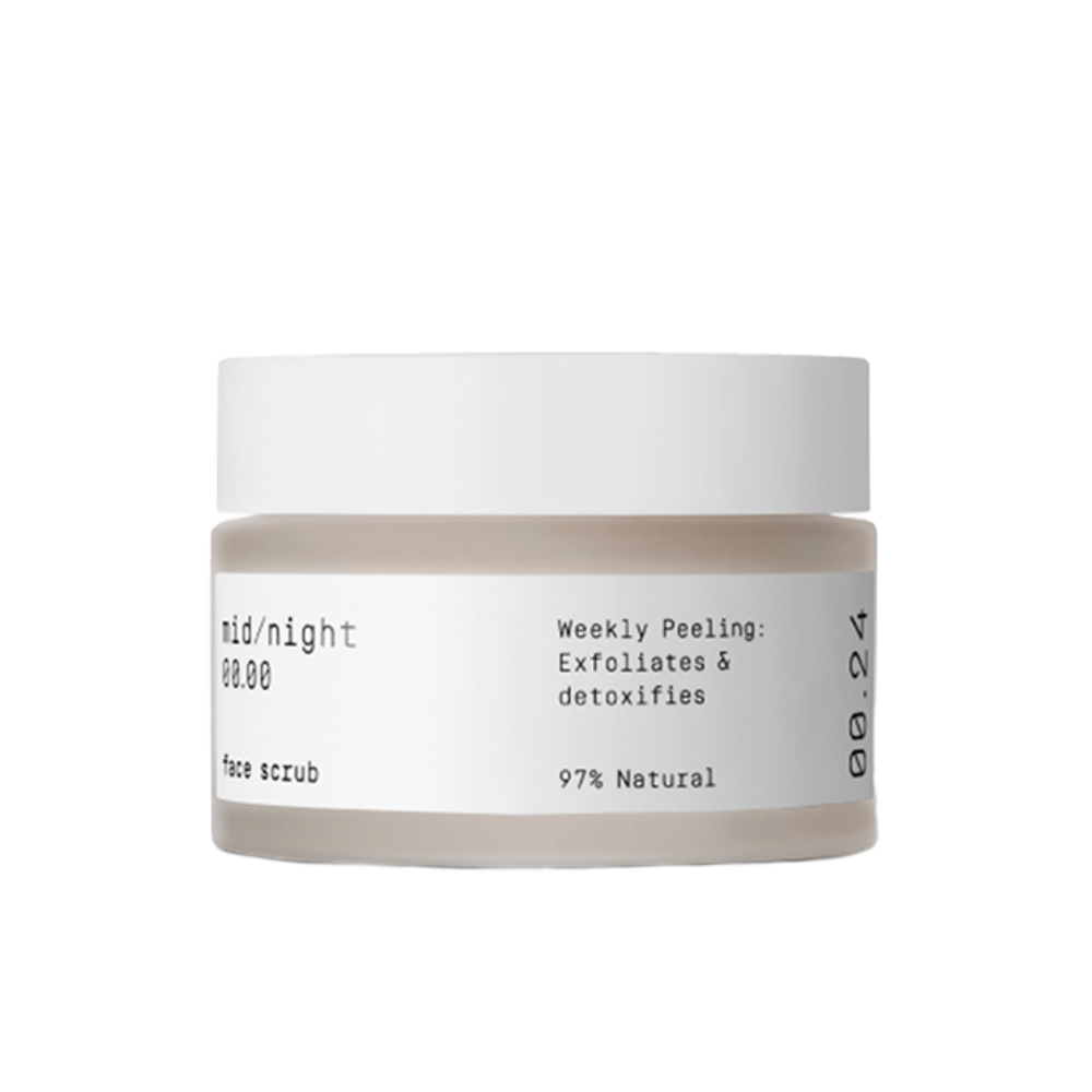 

Очищающий скраб для лица face scrub 00 24 Mid/Night 00.00, 50 мл