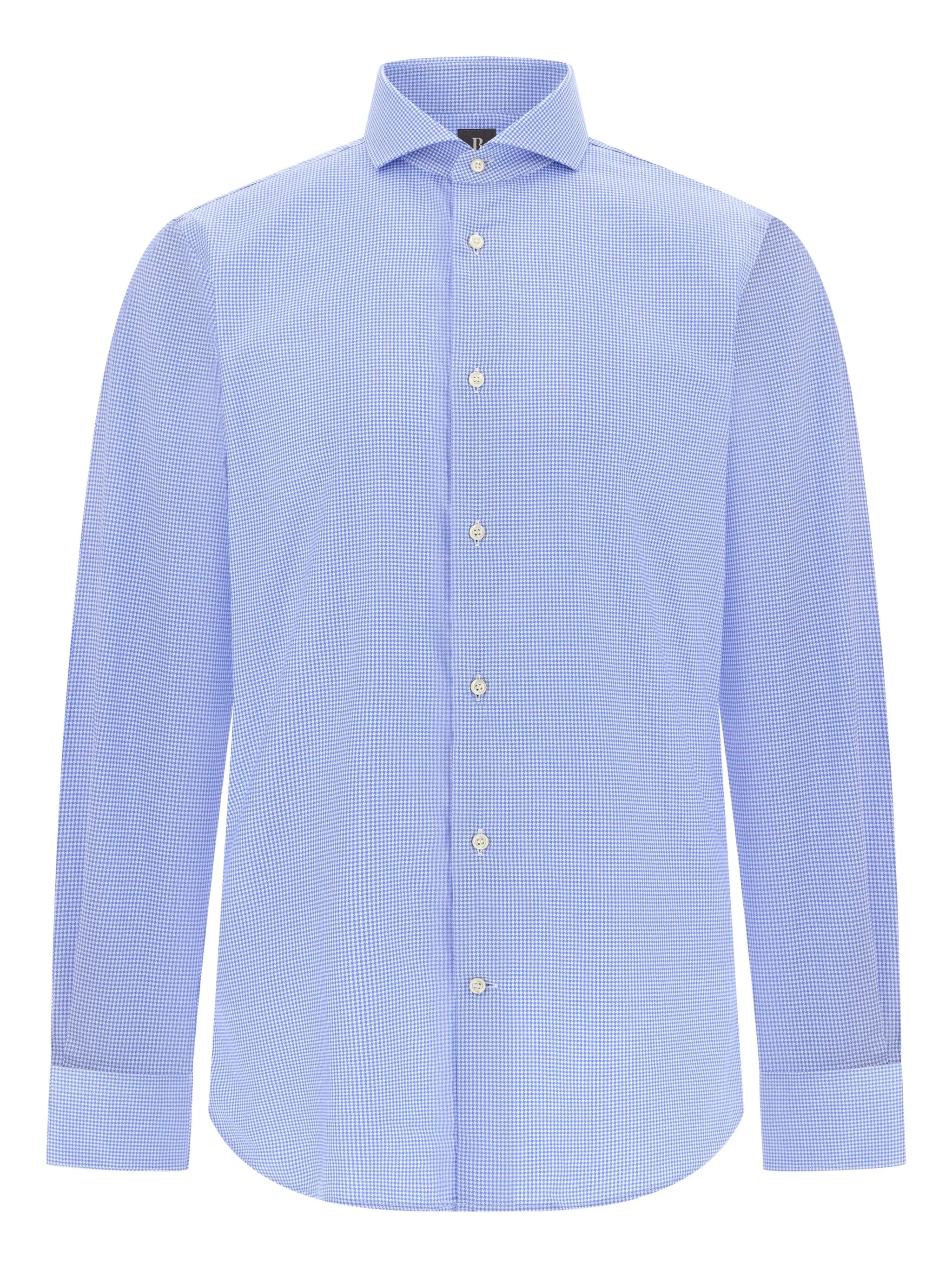 

Рубашка в ломаную клетку Boggi Milano, синий