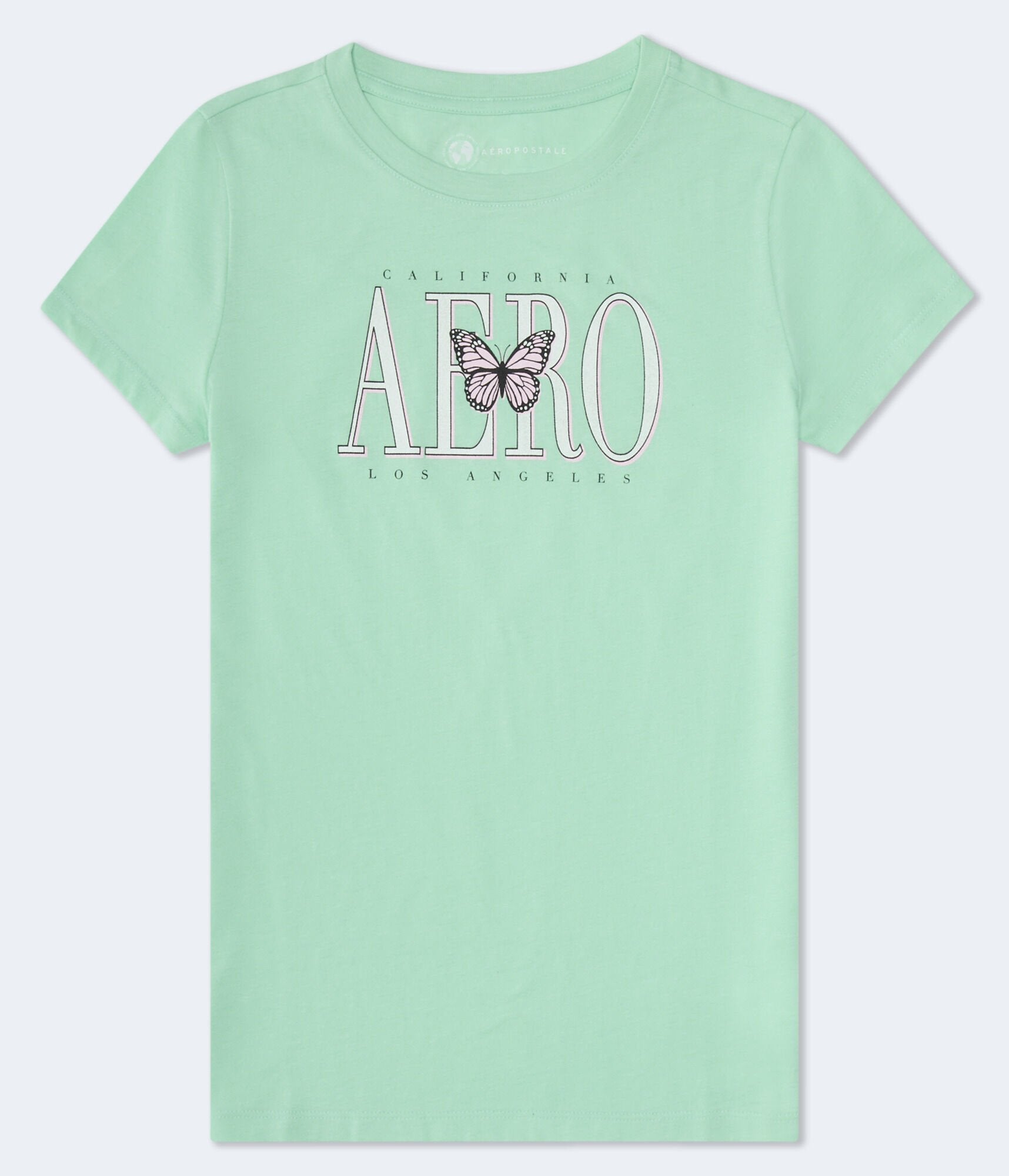 

Футболка Aeropostale California Butterfly с графическим принтом, светло-зеленый