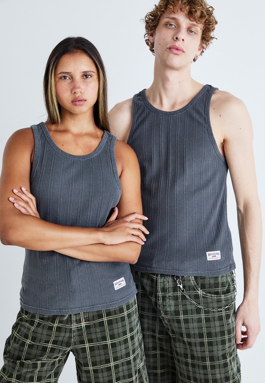 

Топ Varigated Unisex BDG Urban Outfitters, черный