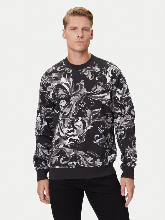 

Свитшот regular fit 79GAI3R0 FS201 Versace Jeans Couture, чёрный