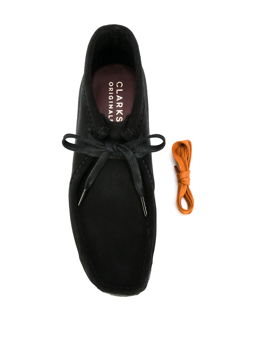 Ботинки дезерты на шнуровке Clarks Originals, черный — фото 4