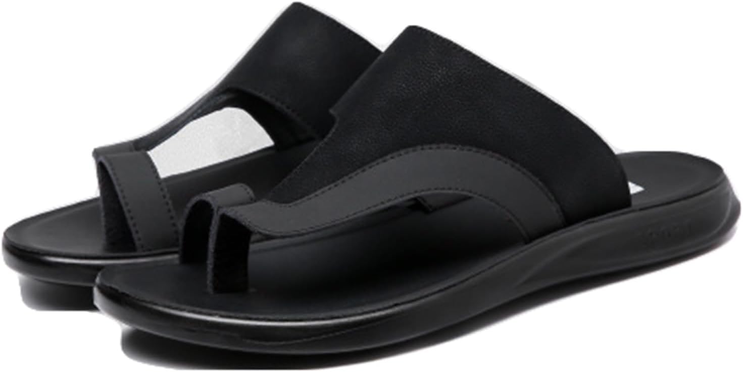 

Мужские повседневные ортопедические сандалии-корректоры косточки, летние удобные тапочки при подошвенном фасците, легкие пляжные шлепанцы для вальгусной деформации стопы Wcxty, черный