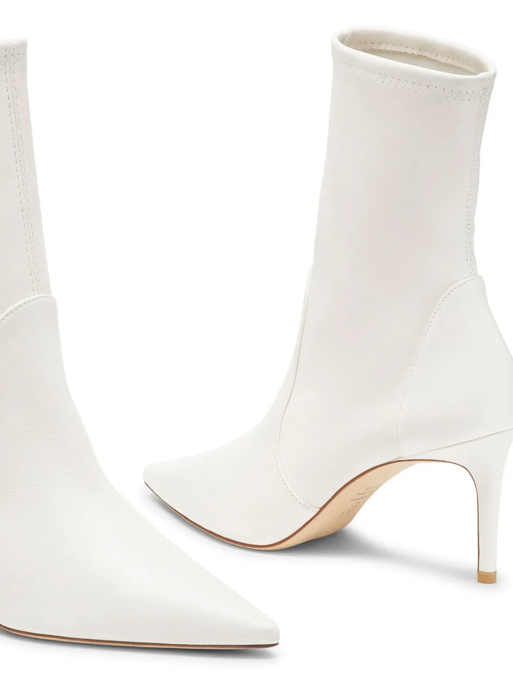 Ботильоны Power 75 с заостренным носком Stuart Weitzman, нейтральный — фото 4