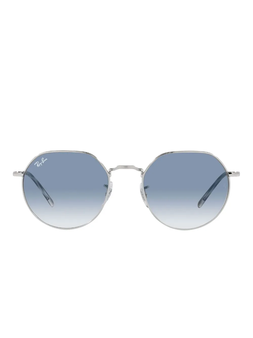 

Солнцезащитные очки Jack в круглой оправе Ray-Ban, серебяный